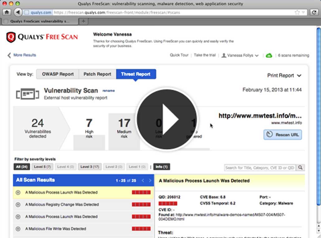 Freescan Screenshot